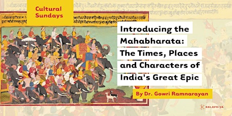 Introducing the Mahabharata: Times, Places & Characters of the Great Epic tickets