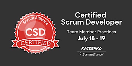 Team Member Practices - Certified Scrum Developer (CSD) tickets