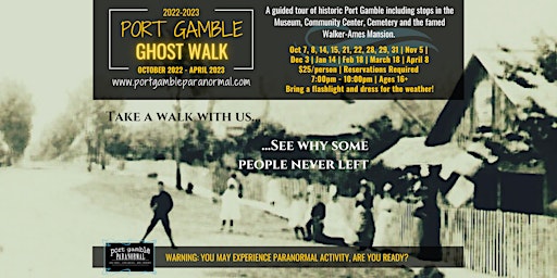 Port Gamble Ghost Walk 2022-2023