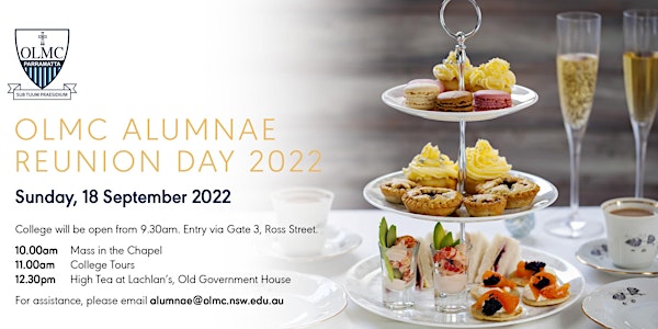 2022 OLMC Alumnae Reunion Day - High Tea