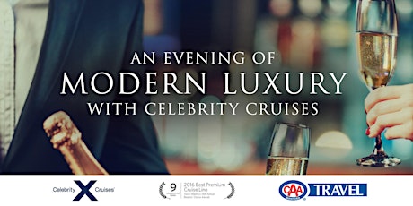 An evening of MODERN LUXURY with Celebrity Cruises primary image
