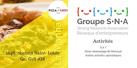Diner Réseautage - Groupe S.N.A (Ouvert à tous) primary image