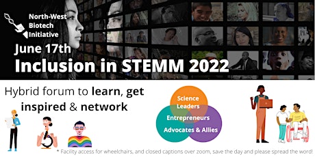 Inclusion in STEMM Hybrid Conference tickets