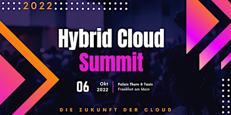 Hybrid Cloud Summit 2022 - Deutschland tickets