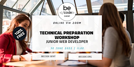Becode Gent - Technical workshop - Junior web developer tickets