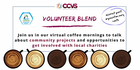 VOLUNTEER BLEND: virtual coffee morning to talk about volunteering tickets
