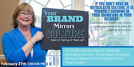 Your Brand Mirrors Culture: How's it Fairing of Them All? primary image