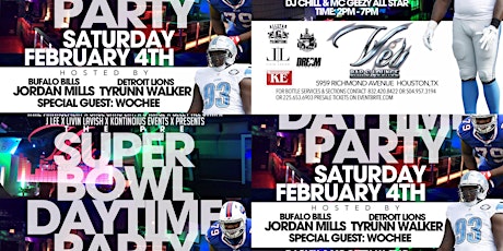 Pre Super Bowl Day Time Party/ NFL Players & Special Guest primary image