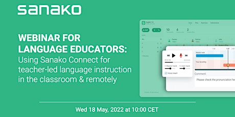 Using Sanako Connect for teacher-led language instruction ingressos