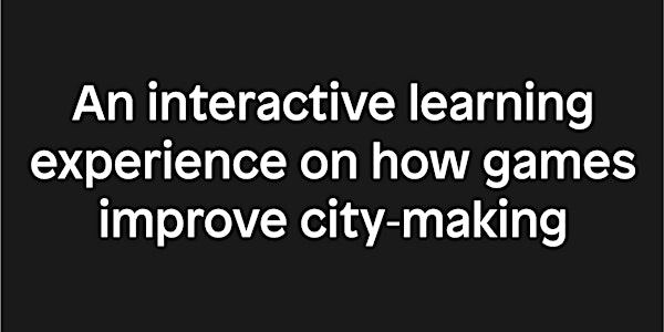 Games For Cities Conference