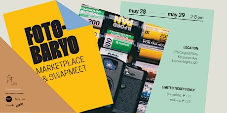 Fotobaryo Marketplace and Swap Meet 2022 tickets
