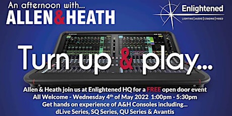 An Afternoon with Allen & Heath primary image