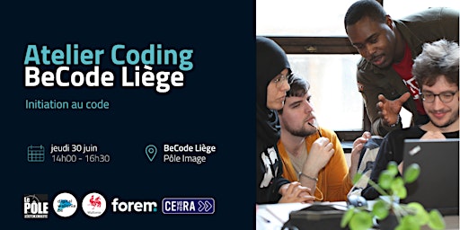 BeCode Liège - Atelier d'initiation au code