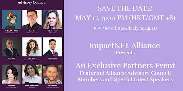May 17 ImpactNFT Alliance Exclusive Members Event