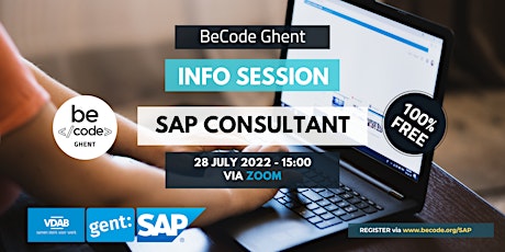 BeCode Ghent – Info session – SAP Consultant tickets
