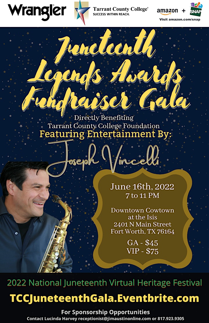 JAO & TCC: Legends Awards Fundraiser Gala - 6/16/2022 @ 7PM image