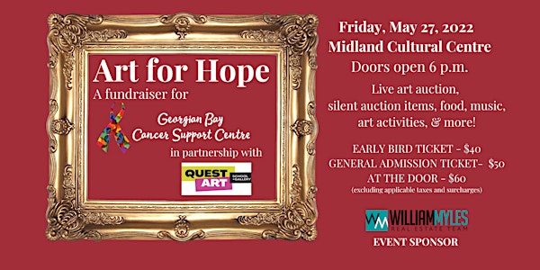 Art for Hope - A Fundraiser for the Georgian Bay Cancer Support Centre