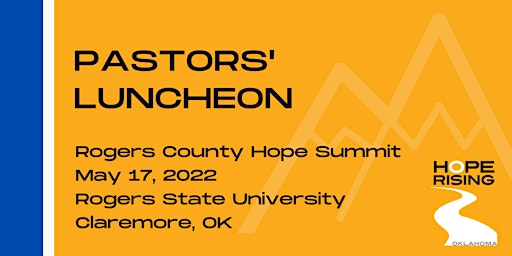 Pastors' Luncheon - Rogers County Hope Summit
