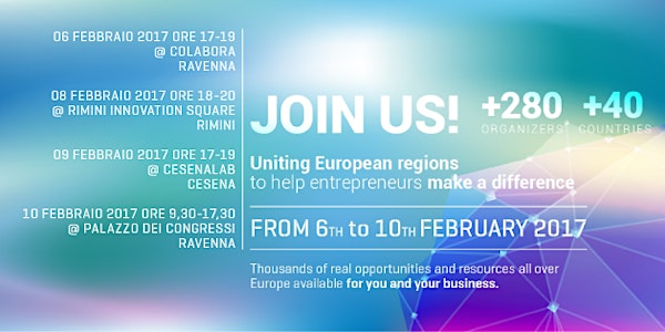 Startup Europe Week - Startup e PMI: innovare per crescere