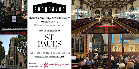 Songhaven Carers Week Concert at St Paul's Knightsbridge - 11 June 2022 tickets