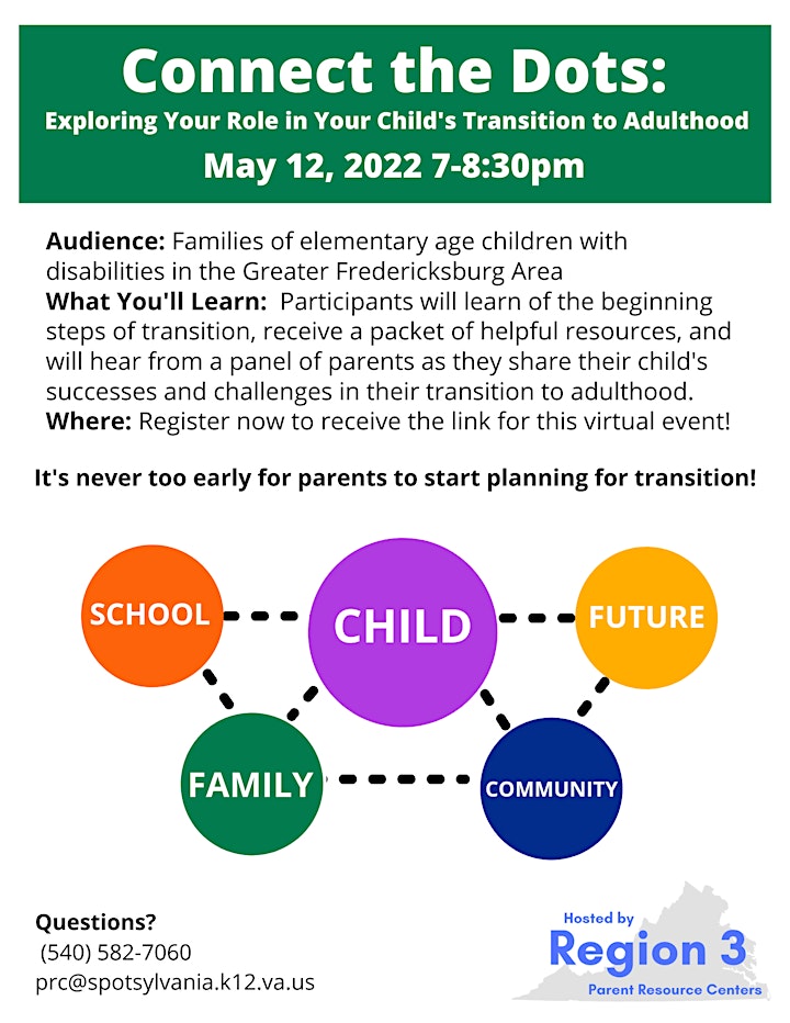 Connect the Dots: Exploring Your Role in Your Child's Transition image