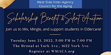WSIACA Scholarship Benefit & Silent Auction tickets