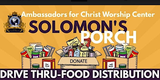 Solomon's Porch Food Pantry - Saturday Distribution