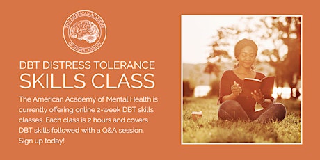 DBT Distress Tolerance Skills Class (2-Week Online Course) tickets