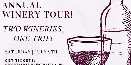 Goals with Girlfriends: Third Annual Winery Tour tickets