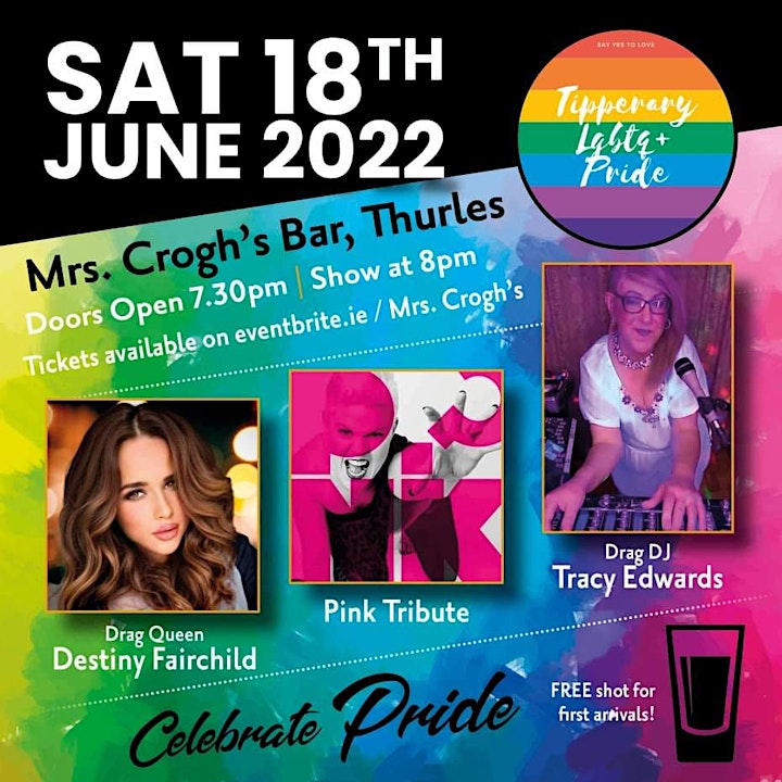 Tipperary pride hosting pink tribute act Mrs Croghs