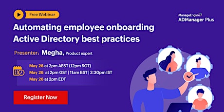 Automating employee onboarding — Active Directory best practices tickets