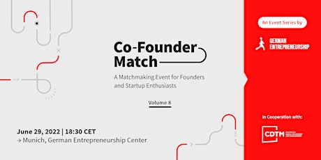 Co-Founder Match  Vol.8 tickets