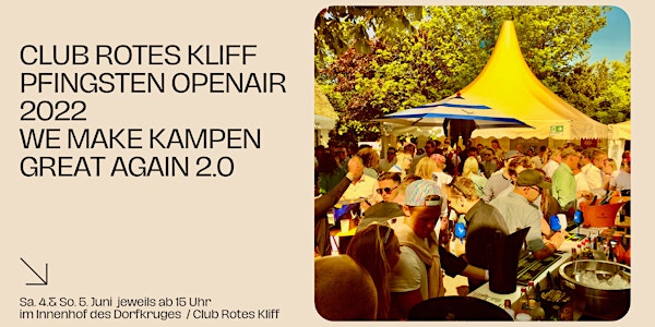 Club Rotes Kliff Pfingsten Openair 2022, Kampen, Sylt