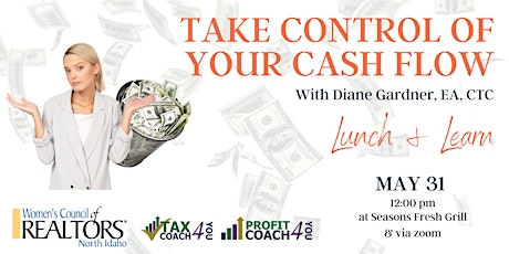 Take Control Of Your Cash Flow w/ Diane Gardner, EA, CTC tickets