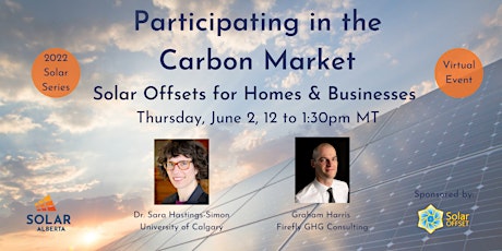 Participating in the Carbon Market: Solar Offsets for Homes and Businesses tickets