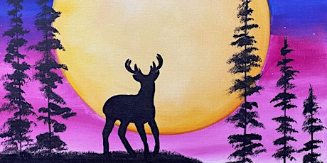 PaintNight in Rockland - Moonlight Deer at G.A.B.'s tickets