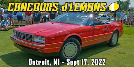 Concours d'Lemons Detroit tickets