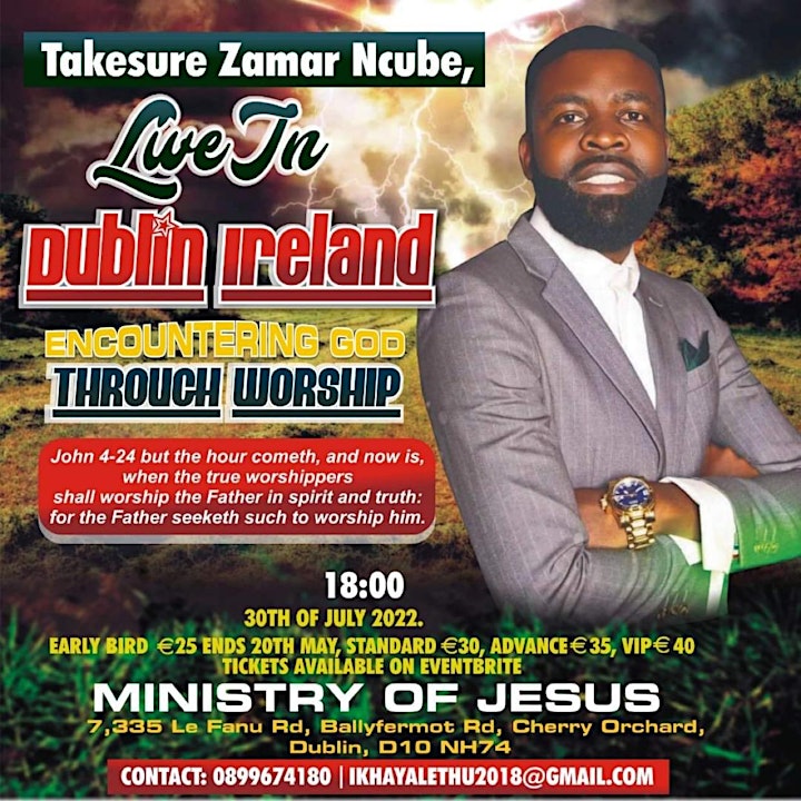 Encountering God Through Worship With Takesure Zamar Ncube image