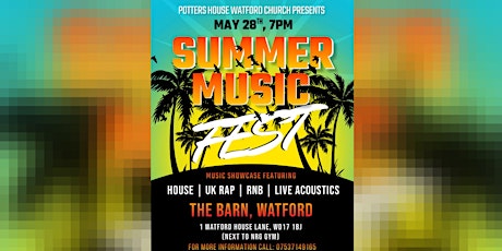 Summer Music Fest - Music Showcase | Potters House Watford tickets