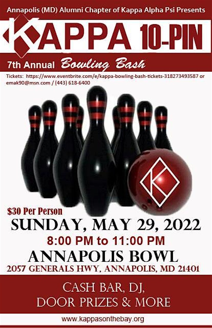 Annapolis Kappas 7th Annual Bowling Bash image