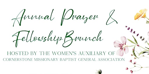 Cornerstone MBGA Women's Ministry Prayer & Fellowship Brunch