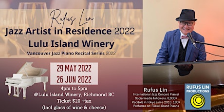 Jazz Artist-in-Residence 2022, Lulu Island Winery tickets