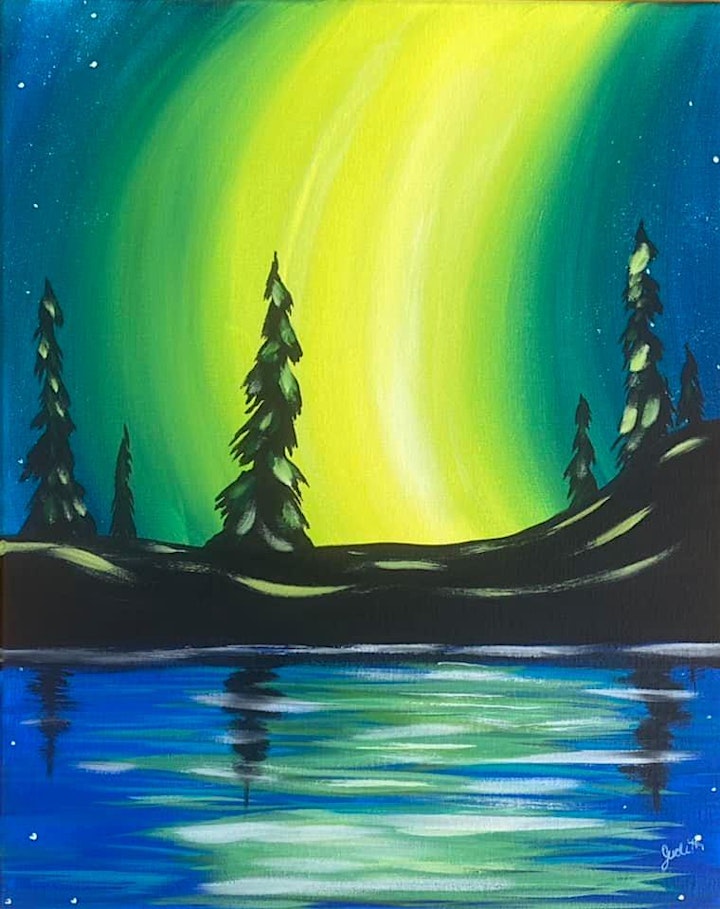 PaintNight in Rockland - Northern Lights at G.A.B.'s image