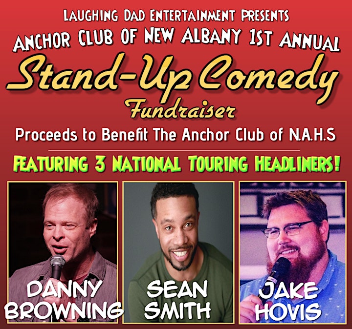 Comedy Fundraiser to Benefit The Anchor Club in New Albany.  June 12, 2022! image