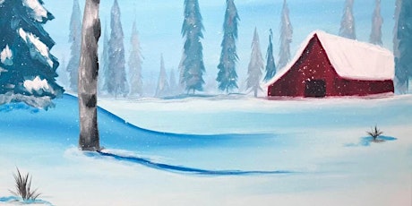 Paint Night in Rockland - Serene Winter Barn at G.A.B.'s tickets