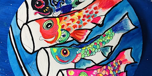 Imagen principal de Canvas Creatives: Koinobori Themed Paint Class with Arisa Miller