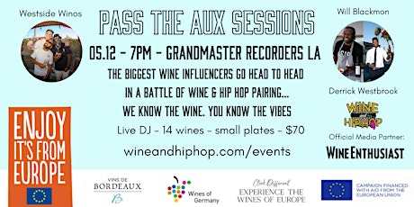 Clink Different Presents…. Wine and Hip Hop “Pass The Aux Sessions” - LA