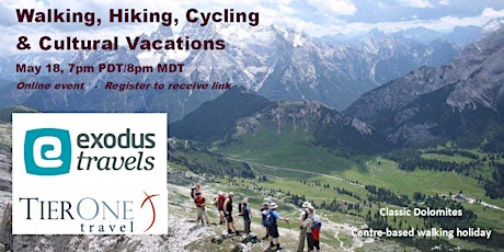 May 18 Exodus Active Travel Presentation tickets