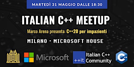 Italian C++ Meetup MILANO biglietti