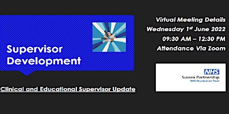 Clinical and Educational Supervisor Update tickets